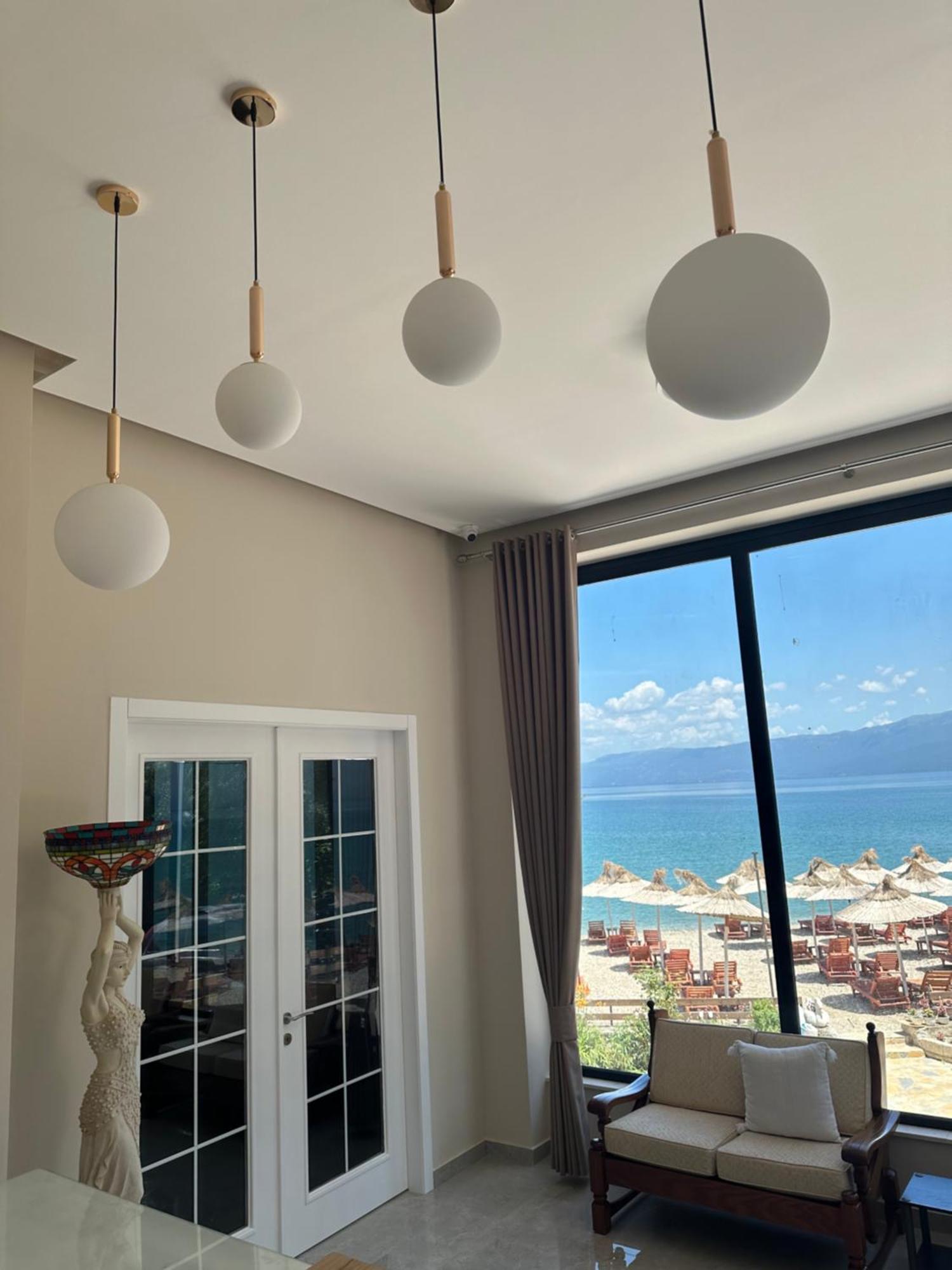 Hotel Demoli Pogradec Kültér fotó