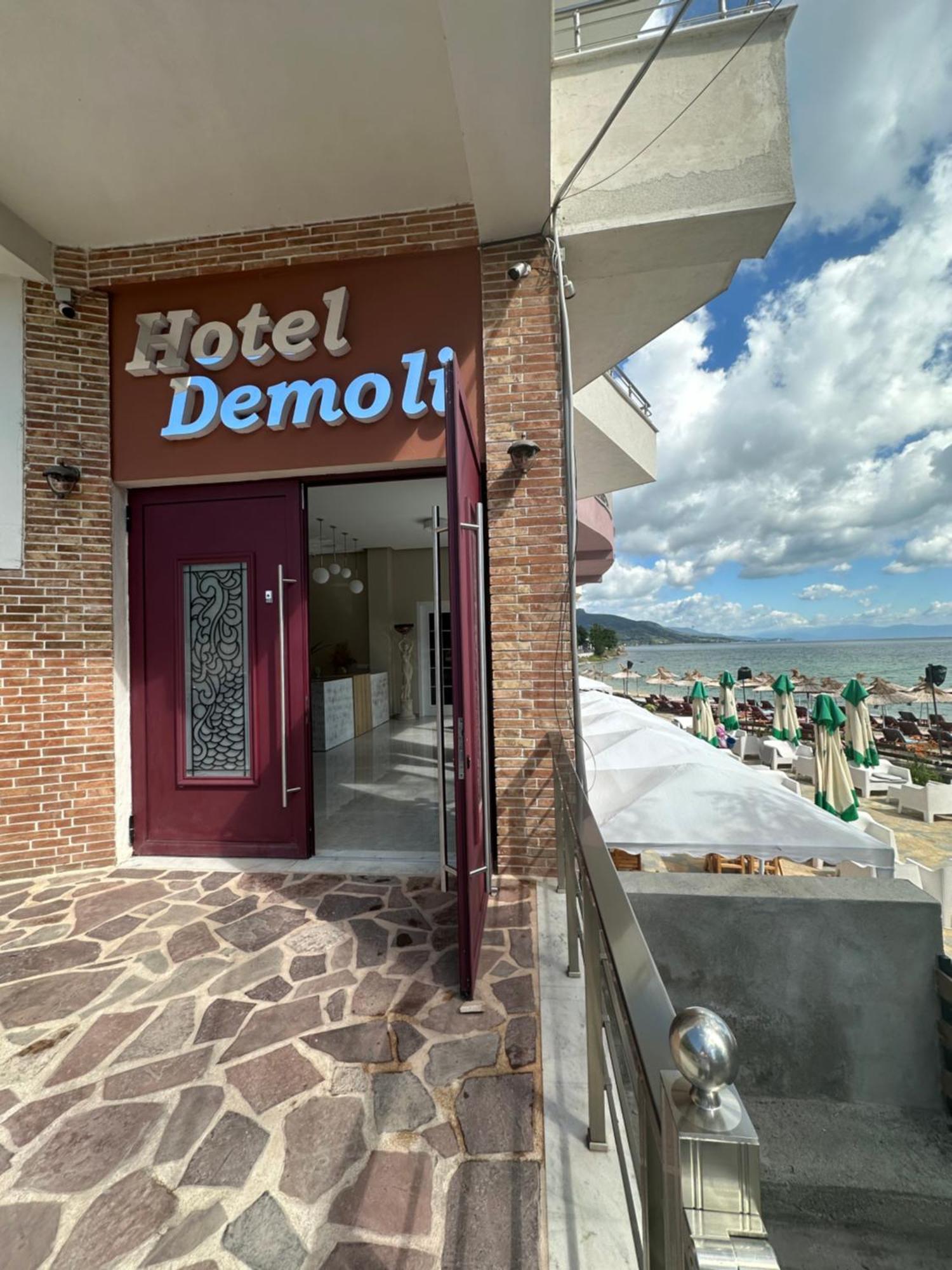 Hotel Demoli Pogradec Kültér fotó